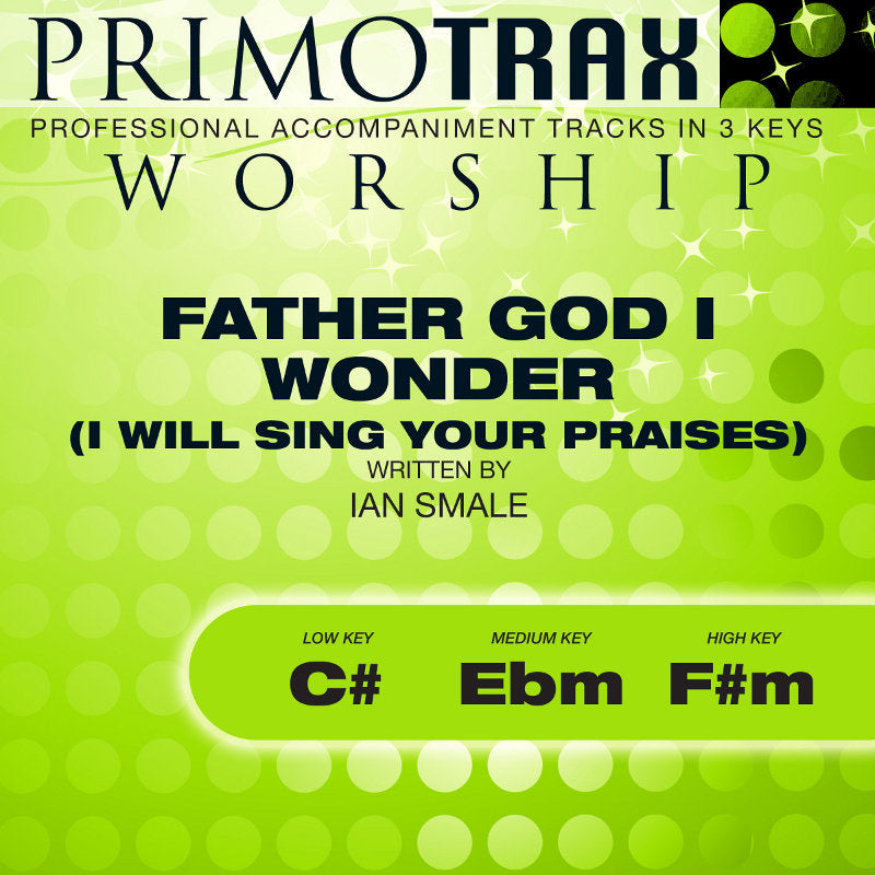 Father God I Wonder (I Will Sing Your Praises)