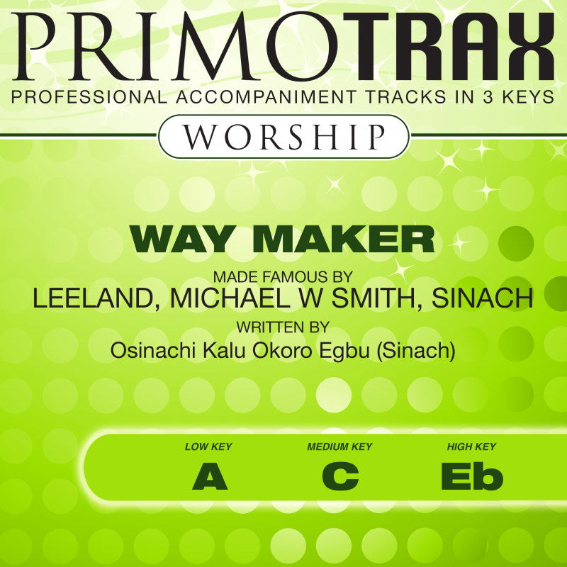 Way Maker- Worship Primotrax