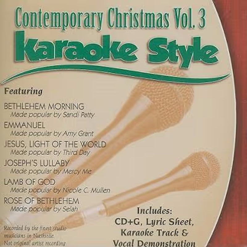 Contemporary Christmas Vol. 3 Karaoke Style