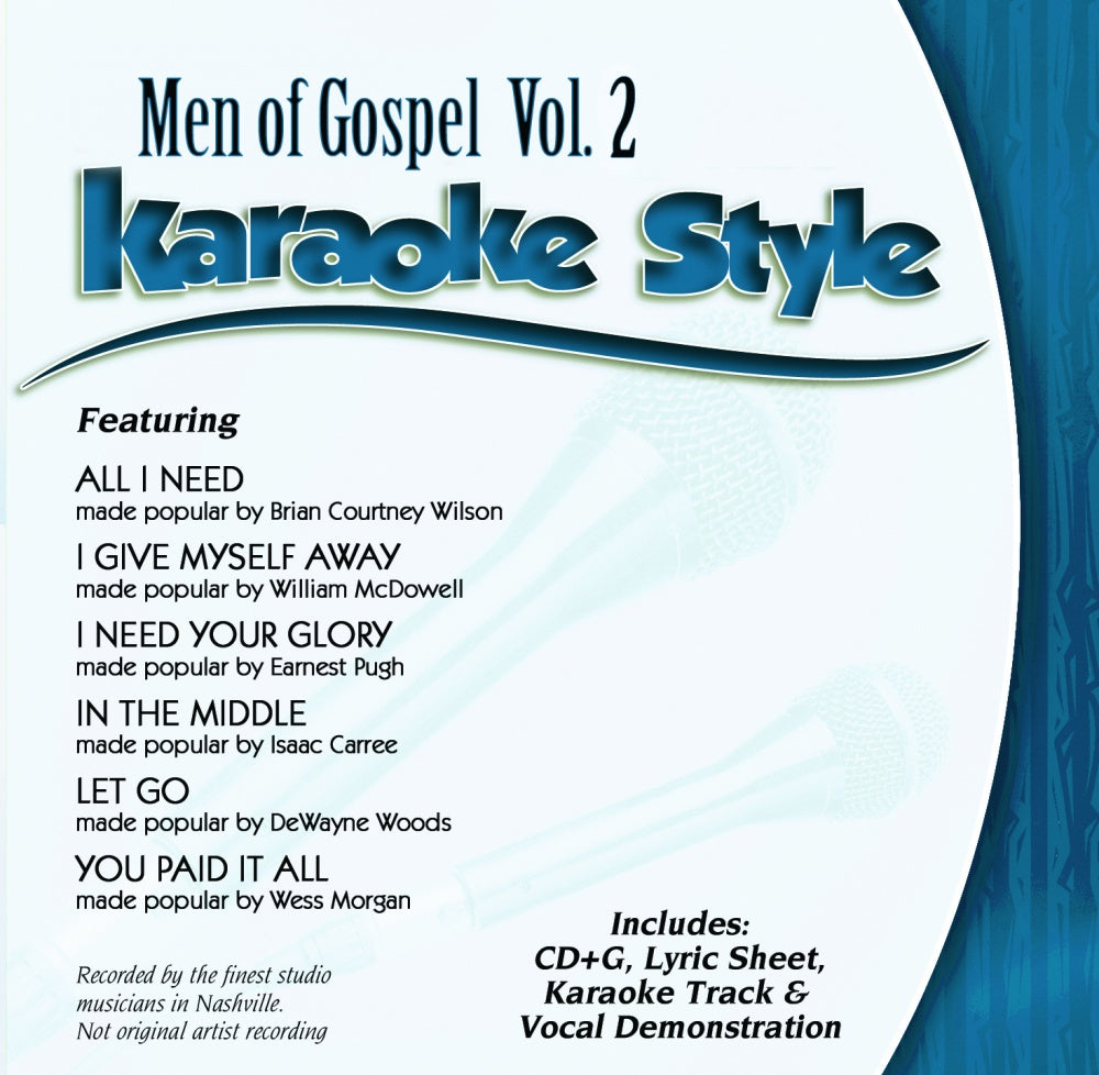 Men of Gospel Vol 2 Karaoke Style