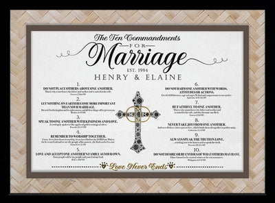 Artsy Olive 10 Commandments Bamboo