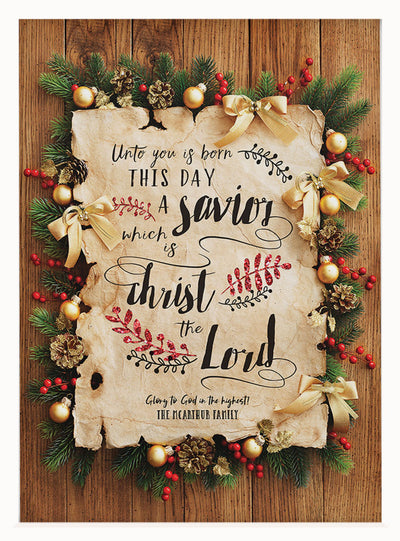 Artsy Olive A Savior is Born Image